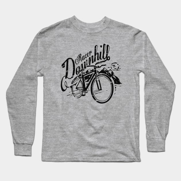 Downhill,downhill bike Long Sleeve T-Shirt by Artprint